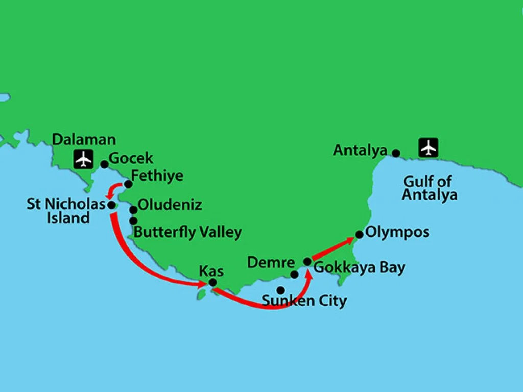 Fethiye Olympos Sailing Tour