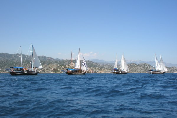 Blue Cruise Fethiye to Olympos on a Turkish Gulet