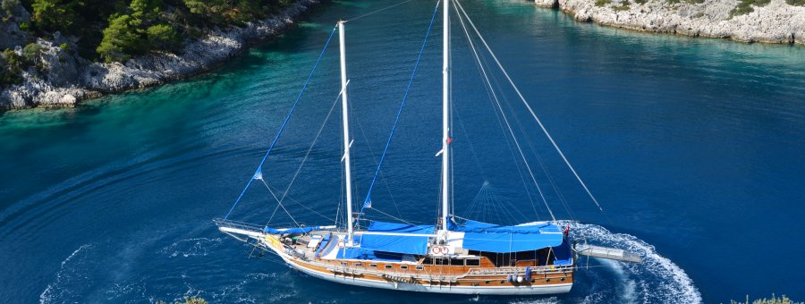 Blaue Reise Turkei Griechische Inseln  Gulet Yacht Urlaub - Yachtvermietung